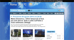 Desktop Screenshot of meteo.ansa.it